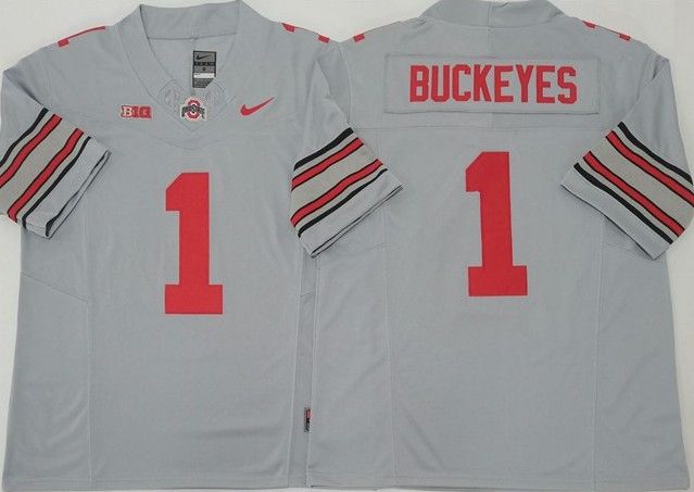 Other Men's Buckeyes 1 Buckeyes Gray Jersey Size US M / EU 48-50 / 2 - 1 Thumbnail