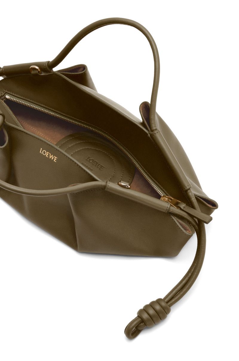 Loewe o1in1g0426 Size: OS/ Small Paseo Bag in Dark Khaki Green Size ONE SIZE - 6 Thumbnail