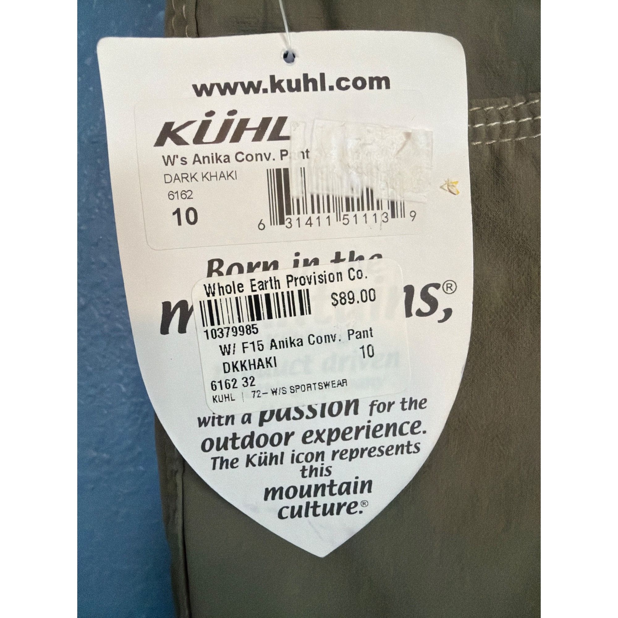 Kuhl NWT Kuhl Anika Convertible Pant Khaki Women’s 10 Olive Size 32" / US 10 / IT 46 - 2 Thumbnail