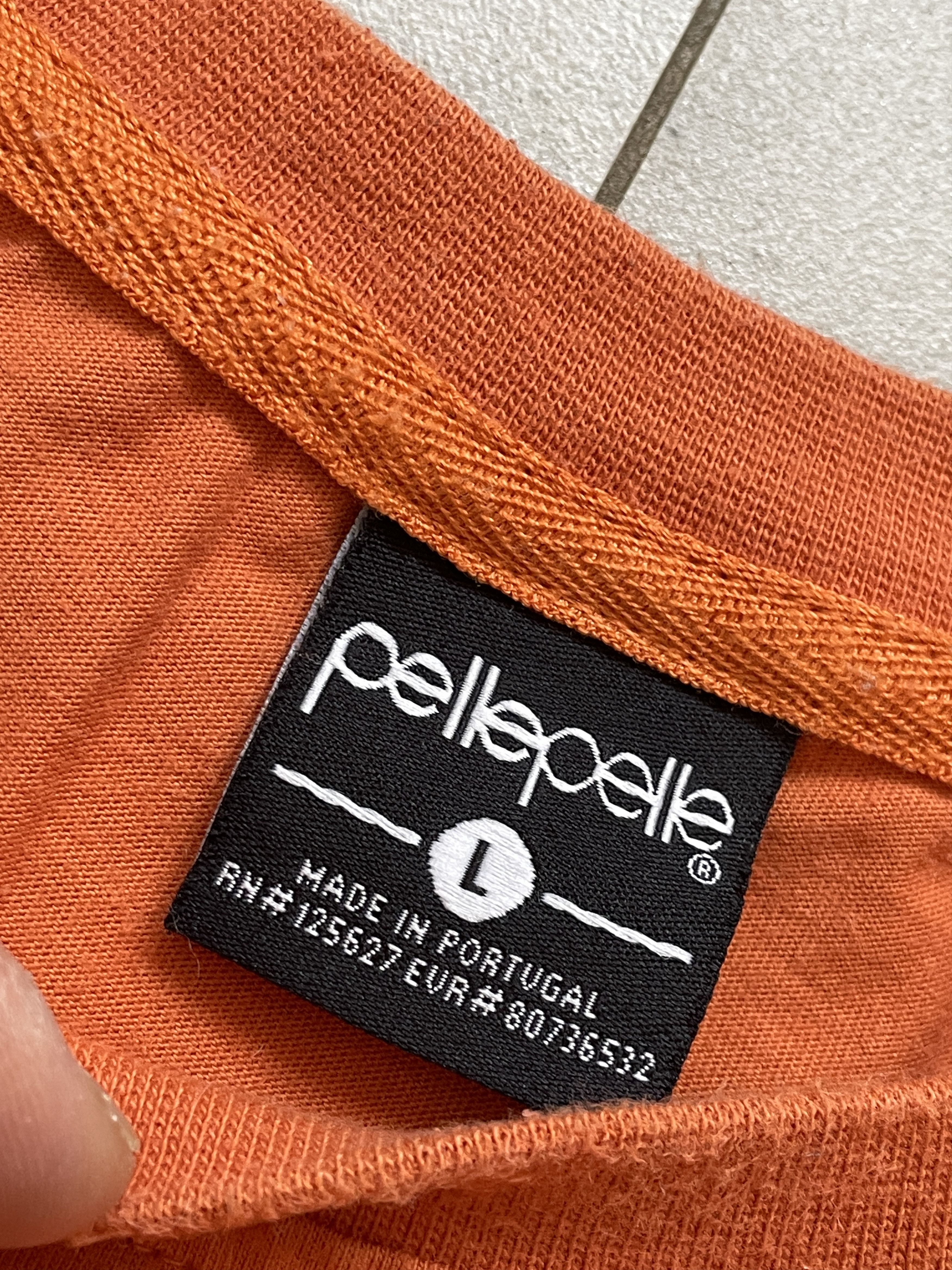 Pelle Pelle Y2K PELLE PELLE ORANGE RAP HIP HOP BAGGY TEE Size US L / EU 52-54 / 3 - 3 Thumbnail