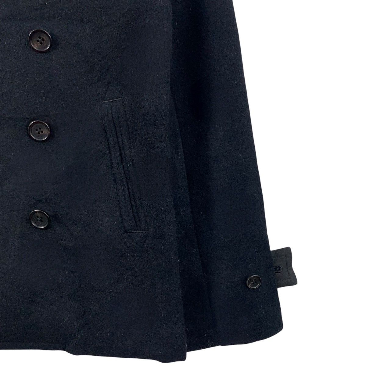Margaret Howell MARGARET HOWELL Black Wool Heavy Coat Size US S / EU 44-46 / 1 - 6 Thumbnail