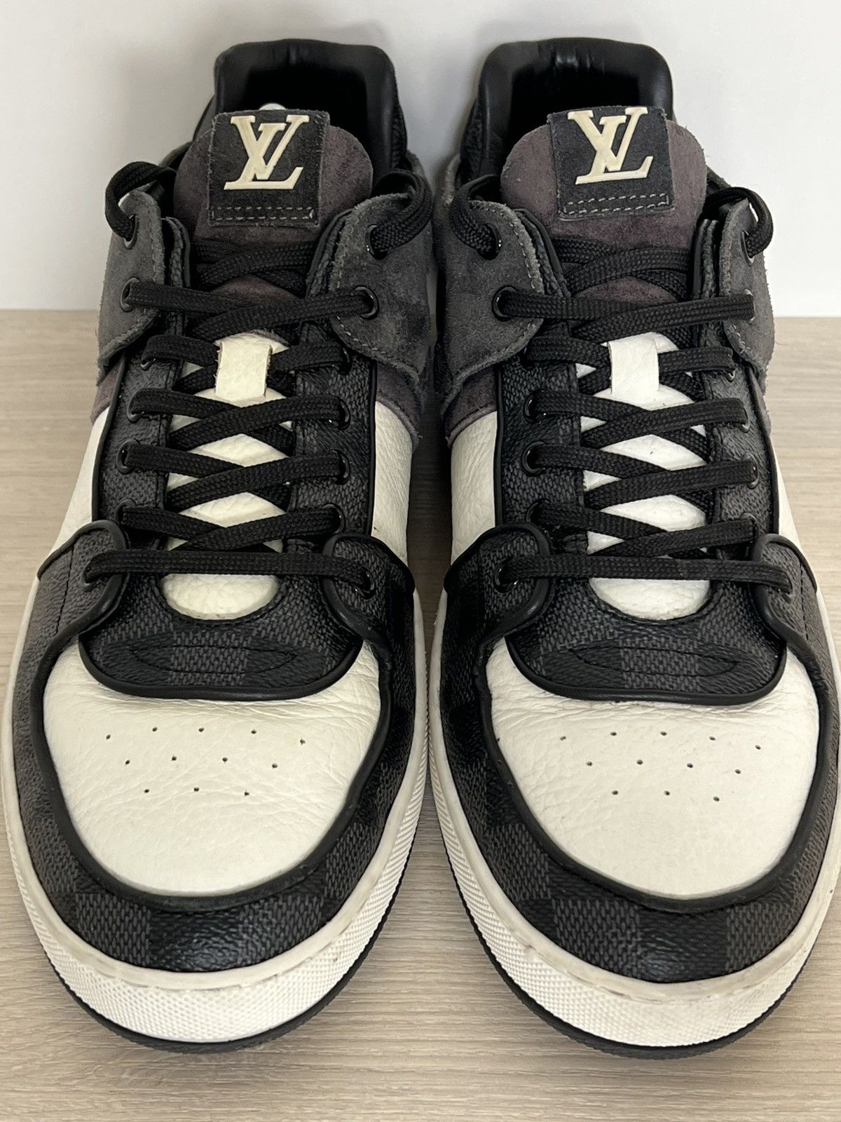 Louis Vuitton Louis Vuitton Archival Damier Leather Suede Sneakers Size US 9 / EU 42 - 6 Thumbnail