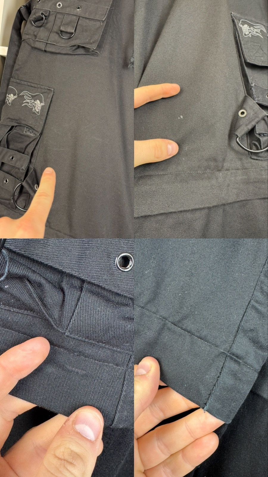 Other Black XL Convertible Cargo Pants (Detachable Legs) Size US 36 / EU 52 - 4 Thumbnail