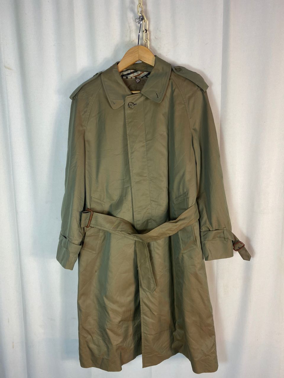 DAKS × Vintage Unisex🔥 vintage darks London long trench coat Size US M / EU 48-50 / 2 - 14 Thumbnail