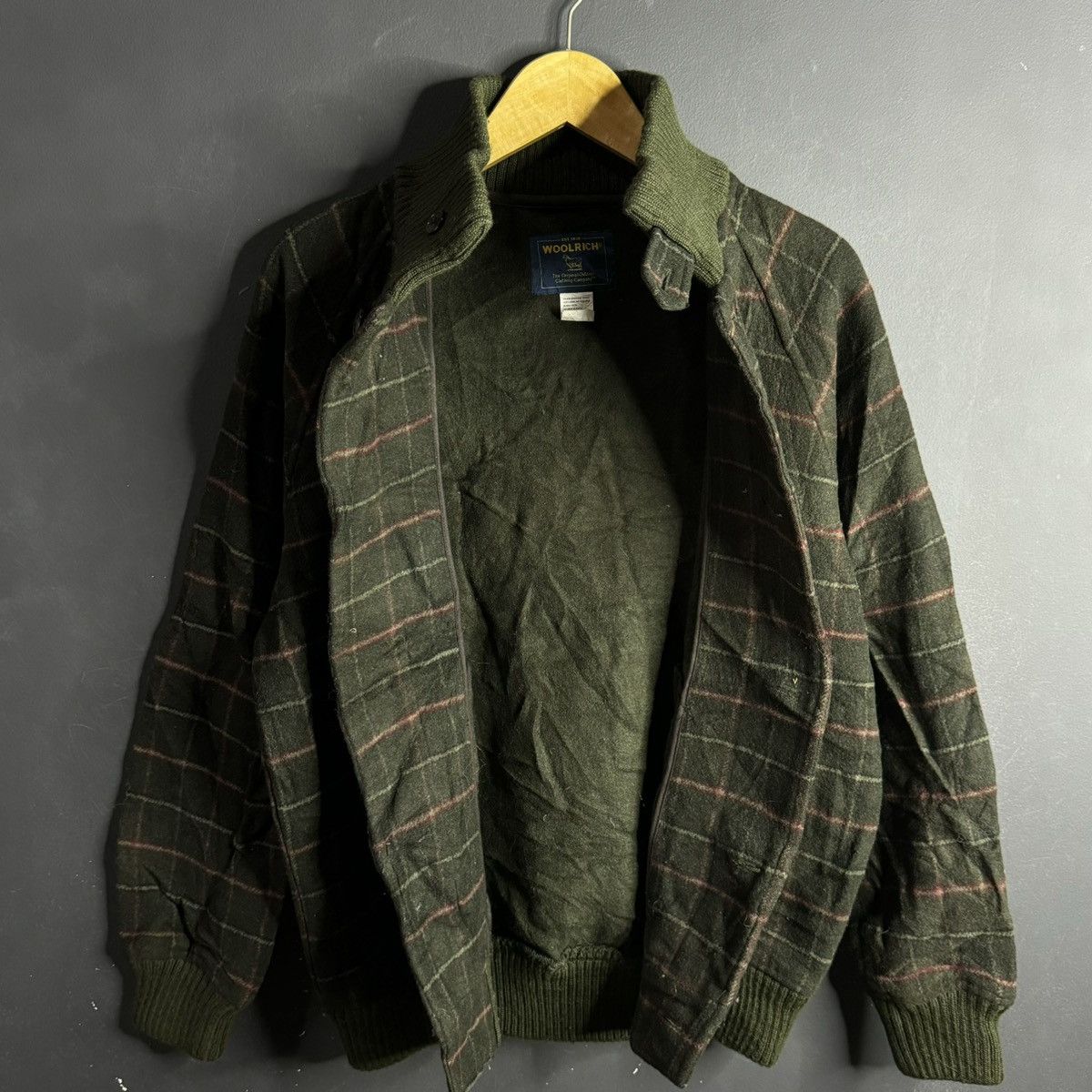 Japanese Brand Vintage Woolrich Checkered Jacket Size US M / EU 48-50 / 2 - 2 Thumbnail