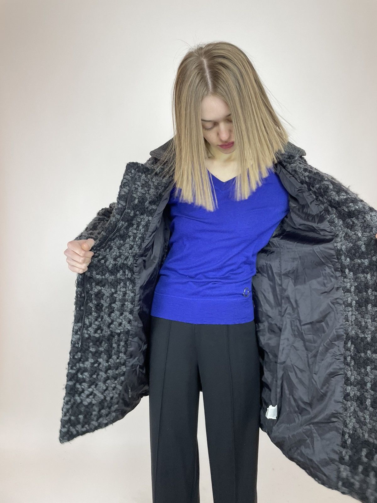 Desigual Desigual Tweed Wool coat Women’s size 38 Size XS / US 0-2 / IT 36-38 - 8 Thumbnail