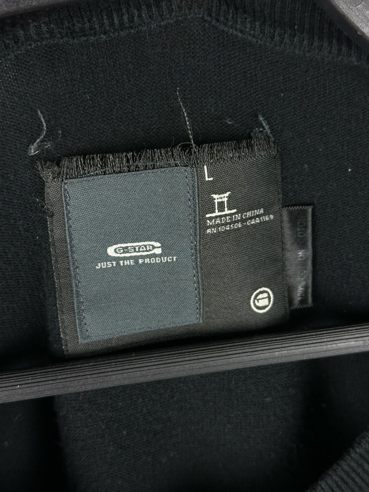 G-Star Vintage Y2K G-Star Shield R Knit Sweater Embroidered Logo Size US L / EU 52-54 / 3 - 4 Thumbnail