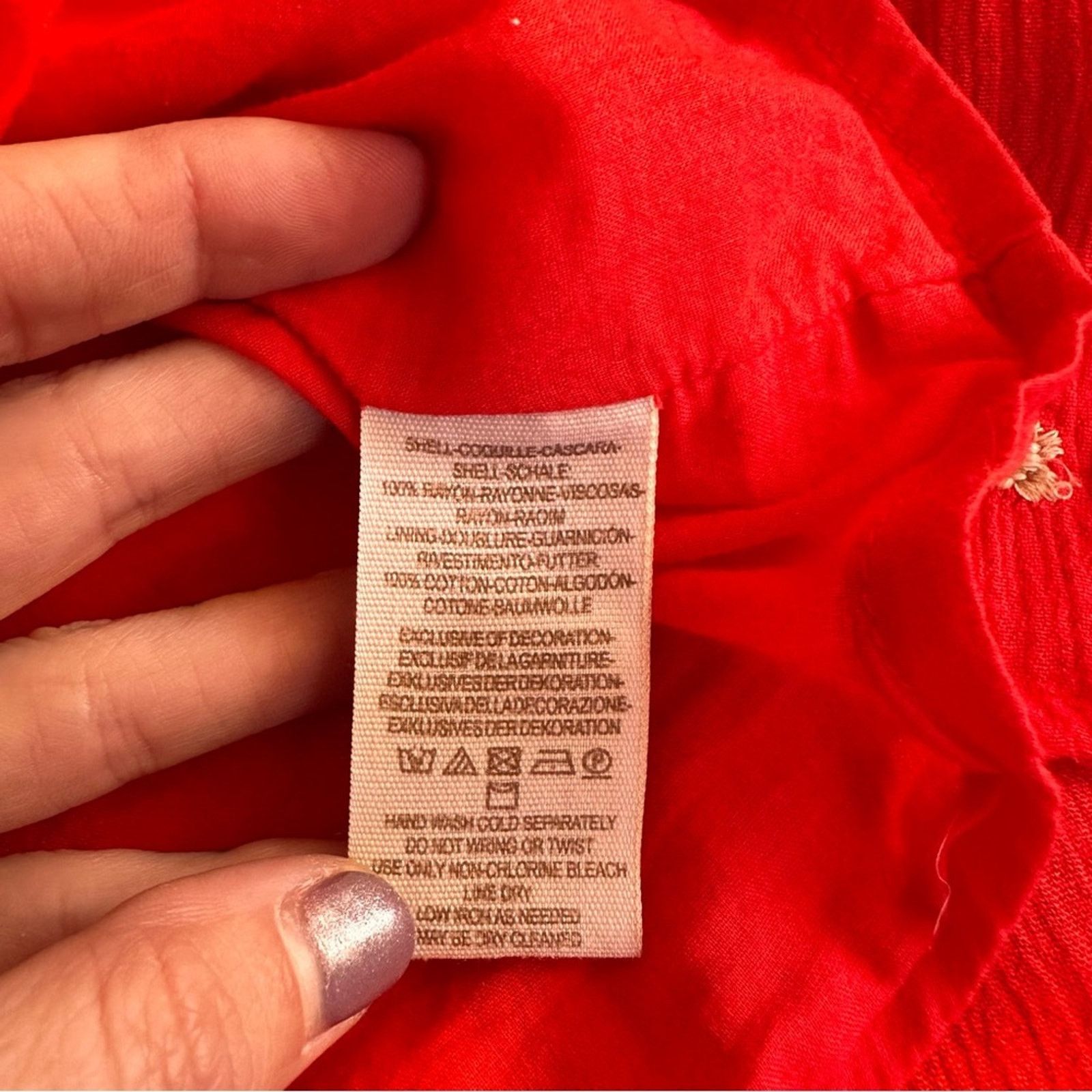 Free People Free People Sweet Tennessee Dress – Red – Size S – EUC Size S / US 4 / IT 40 - 13 Thumbnail