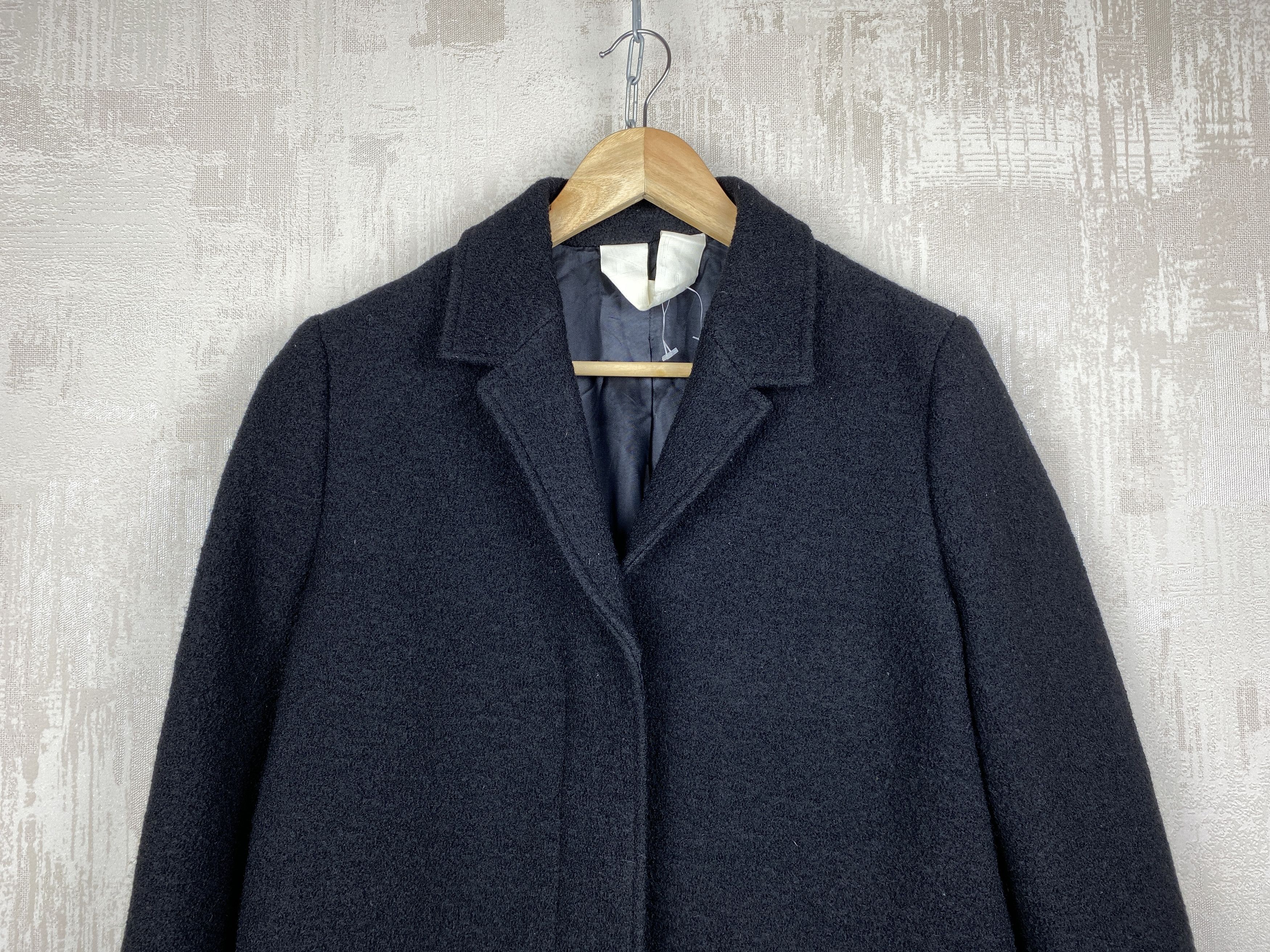 Arket Arket Nova Fides Wool Boucle Black Oversized Casual Coat Size M / US 6-8 / IT 42-44 - 5 Thumbnail