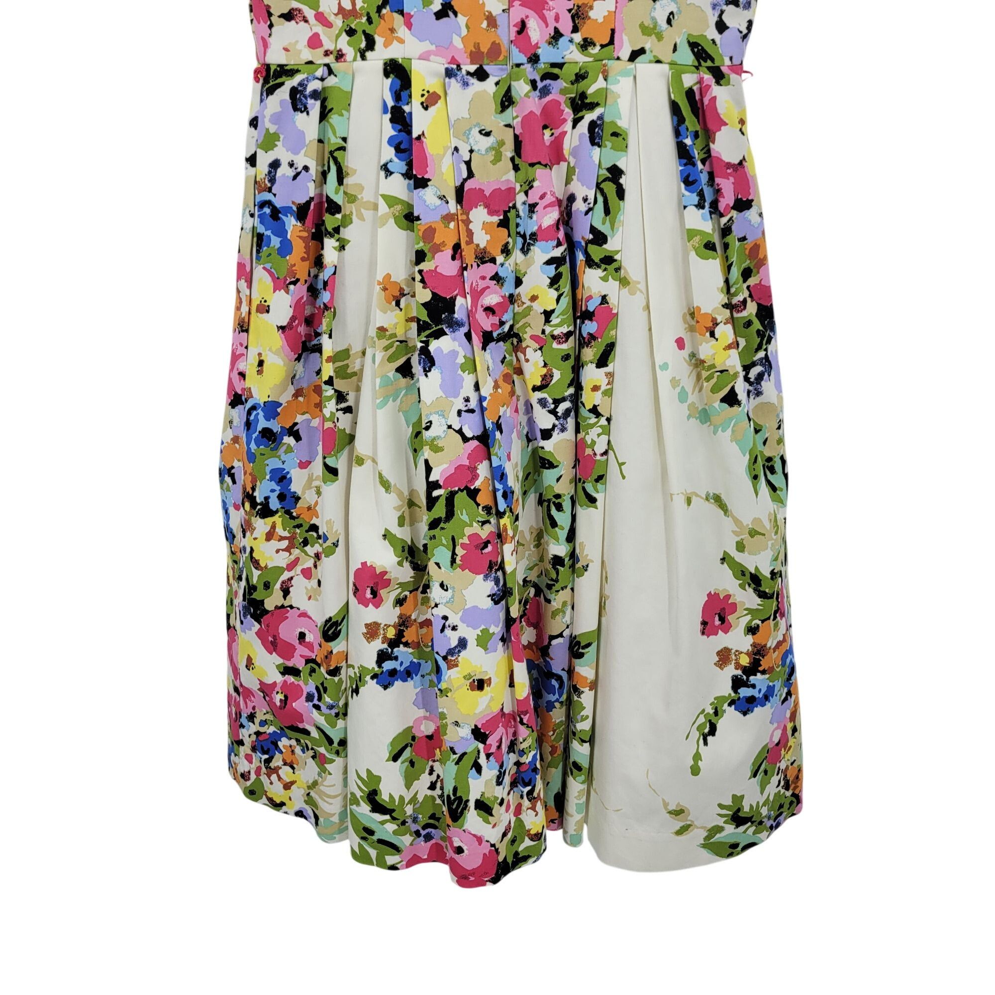 Other Womens Petite Colorful Garden Baby Doll Dress Sz 4P Floral S Size S / US 4 / IT 40 - 11 Thumbnail