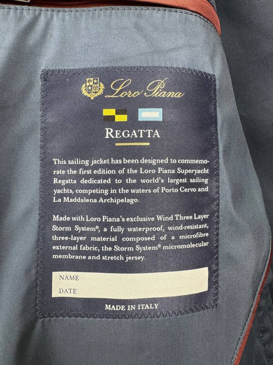 Loro Piana Loro Piana Regatta Navy Jacket Size US XL / EU 56 / 4 - 12 Thumbnail