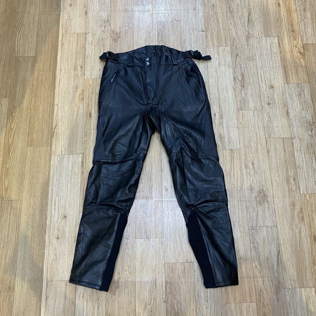 Tornado Mart Aegis Invincible Shield Rick Owen Style Leather Pants Size US 30 / EU 46 - 2 Thumbnail