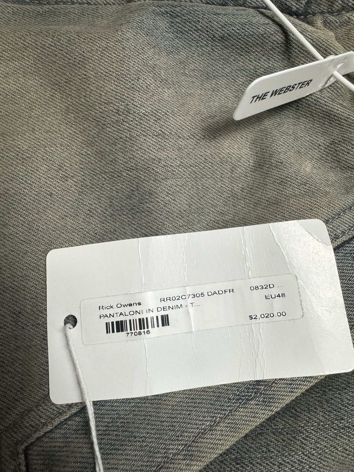 Rick Owens Rick Owens Tailored Bela Distressed Denim Jeans Size US 32 / EU 48 - 15 Thumbnail