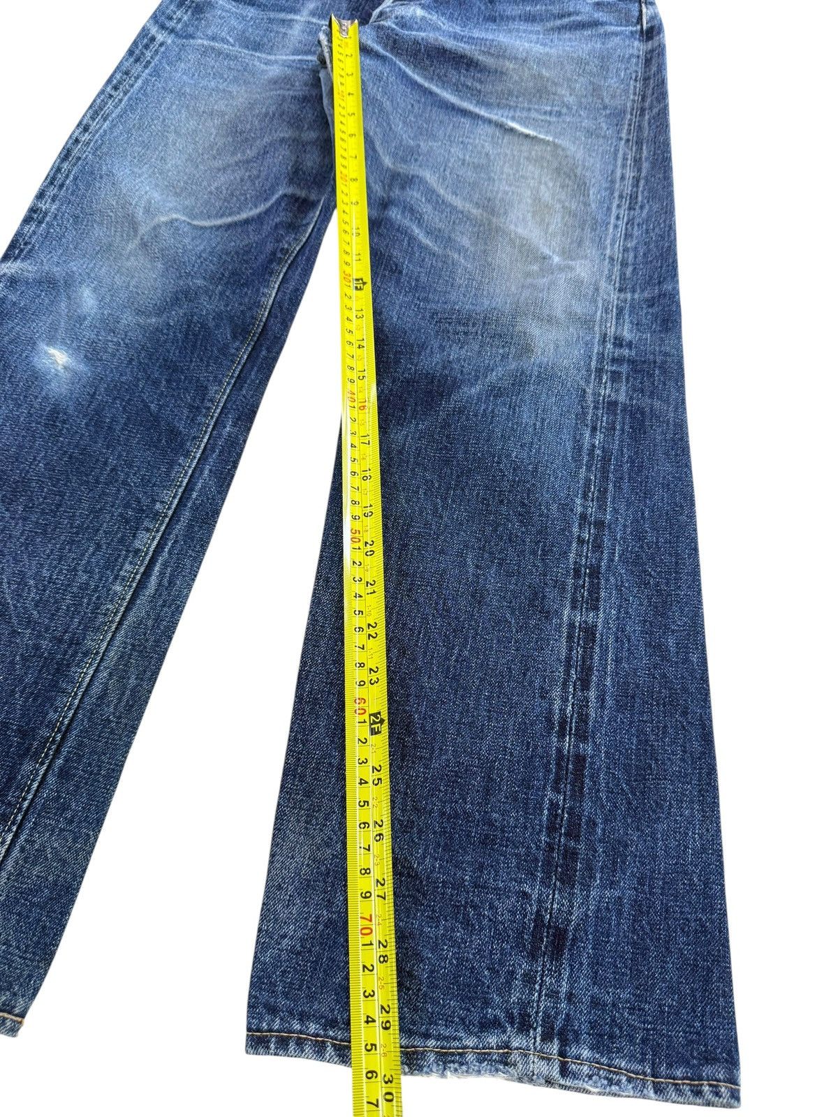 Denime Vintage Denime Japan Blue Faded Loose Style Jeans Size US 32 / EU 48 - 15 Thumbnail