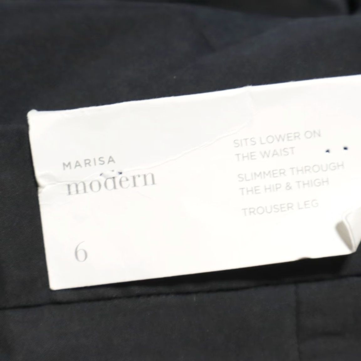 Loft Loft Marisa Low Rise Modal Microfiber Chino Pants Black Women's 6 Size 28" / US 6 / IT 42 - 6 Thumbnail