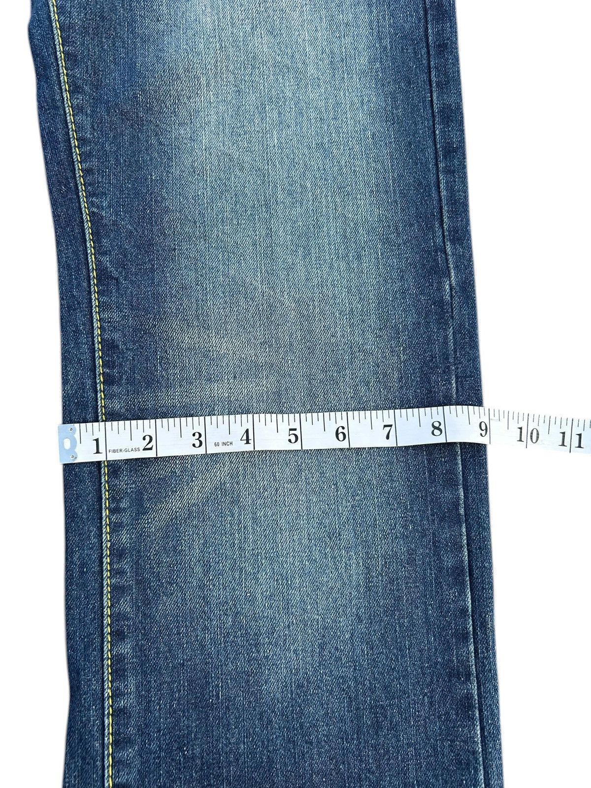 Kapital Japanese Blue moon Blue Distressed Denim Jeans Size US 32 / EU 48 - 13 Thumbnail