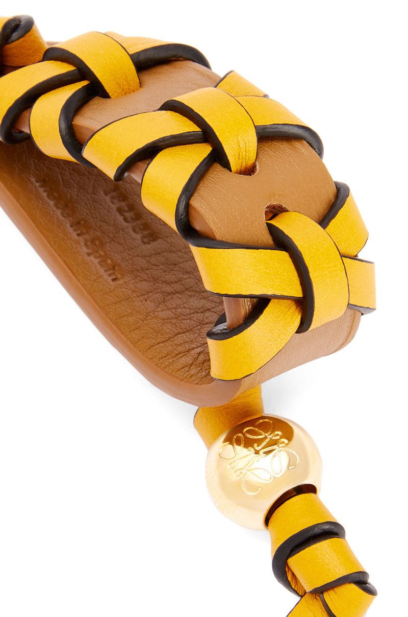 Loewe o1in1g0526 Size: OS / Cross Braided Keyring Classic Calfskin Size ONE SIZE - 3 Thumbnail