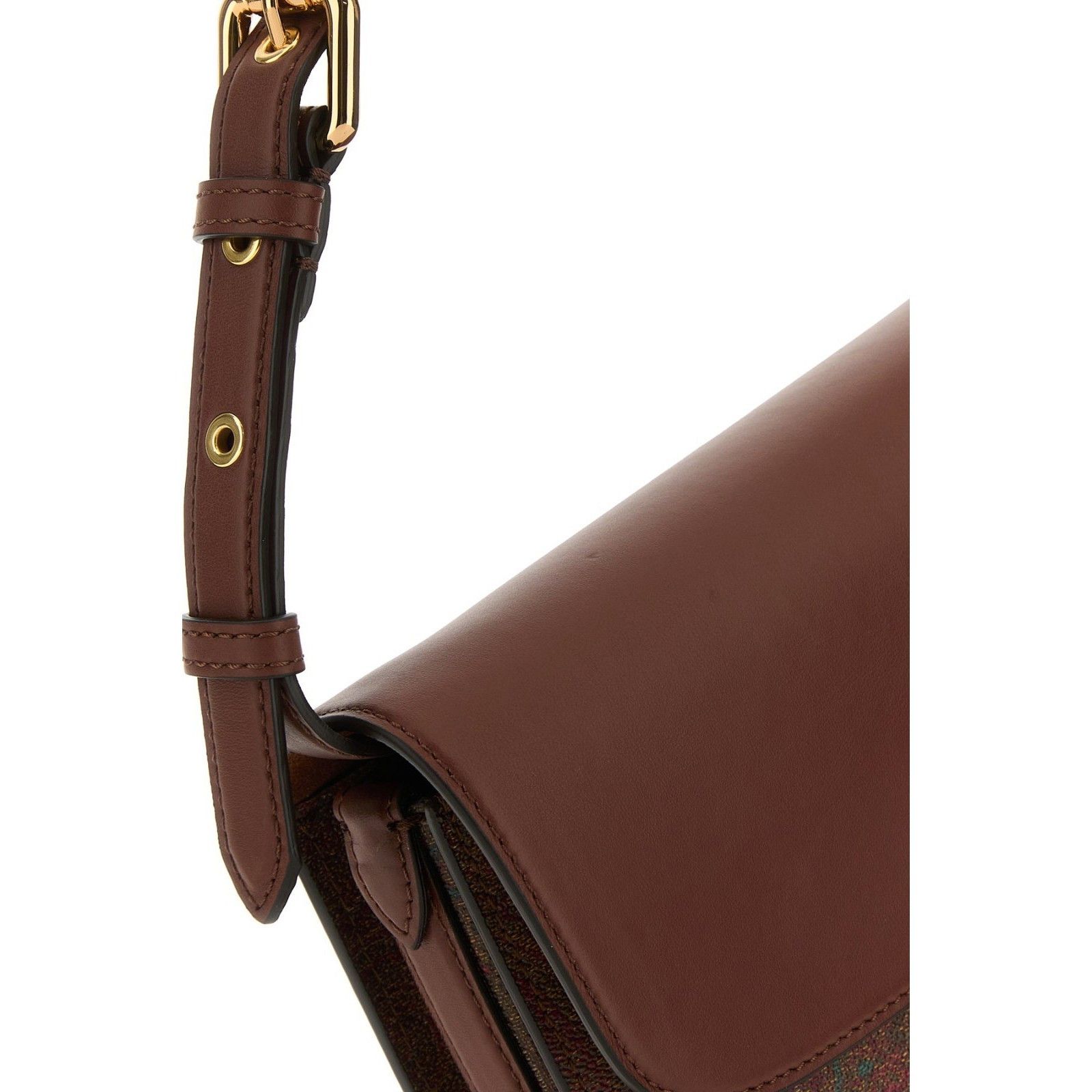 Etro ETRO Essential S Brown Canvas Shoulder Bag New Size ONE SIZE - 4 Thumbnail