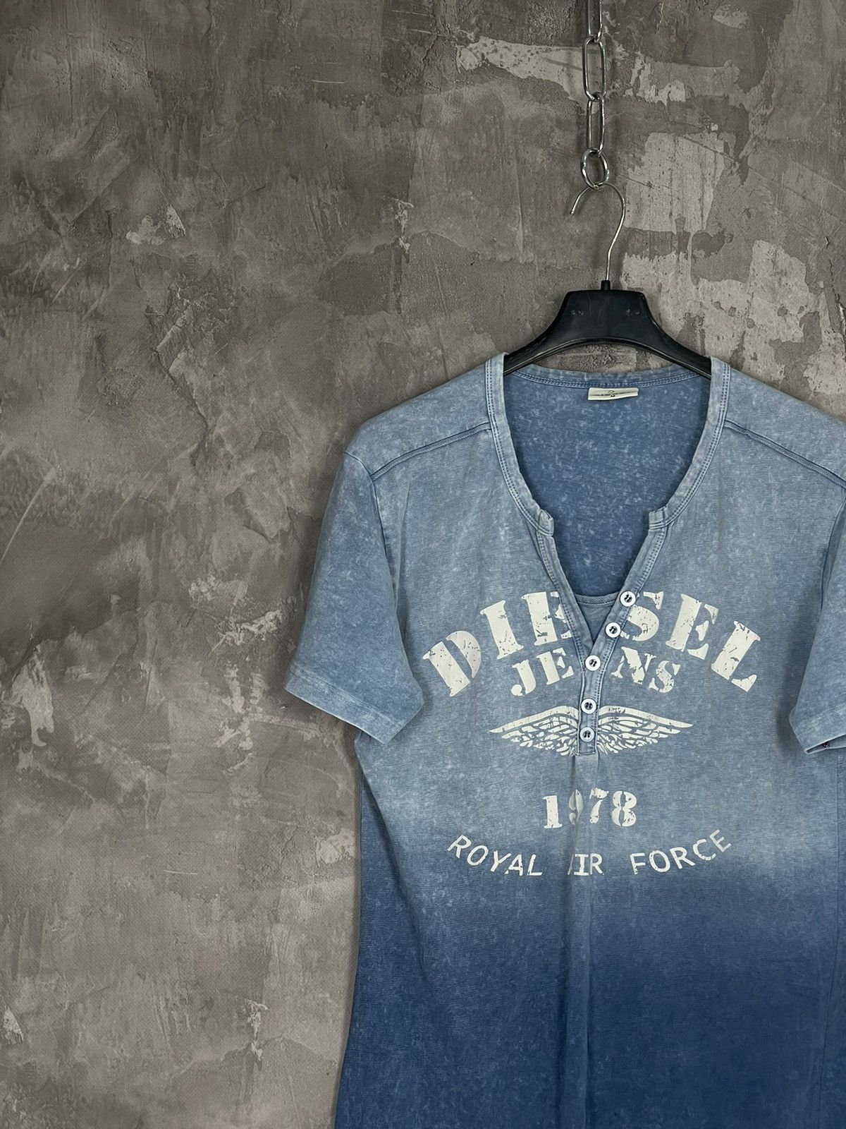 Diesel × Japanese Brand Vintage Y2K Diesel Faded Distressed Grunge 90s T-shirt Size US M / EU 48-50 / 2 - 3 Thumbnail