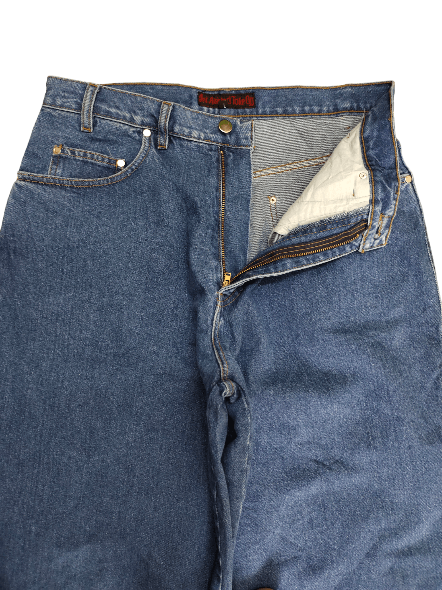 Vintage Crazy Vintage Y2k Jato Wide Leg Jnco Style Baggy Jeans Size US 31 - 9 Thumbnail