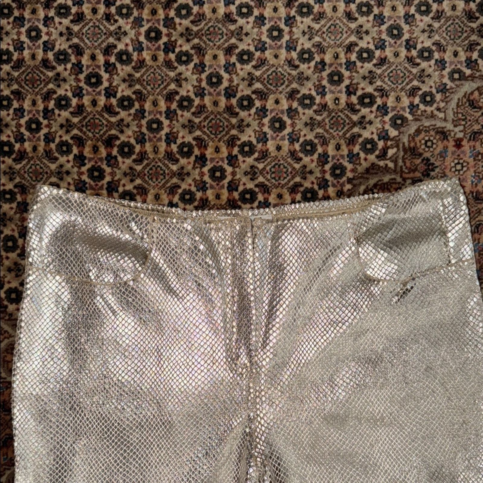 La Perla Marvel by La Perla Snakeskin Women's High Rise Jeans Size 44 Size 32" / US 10 / IT 46 - 5 Thumbnail