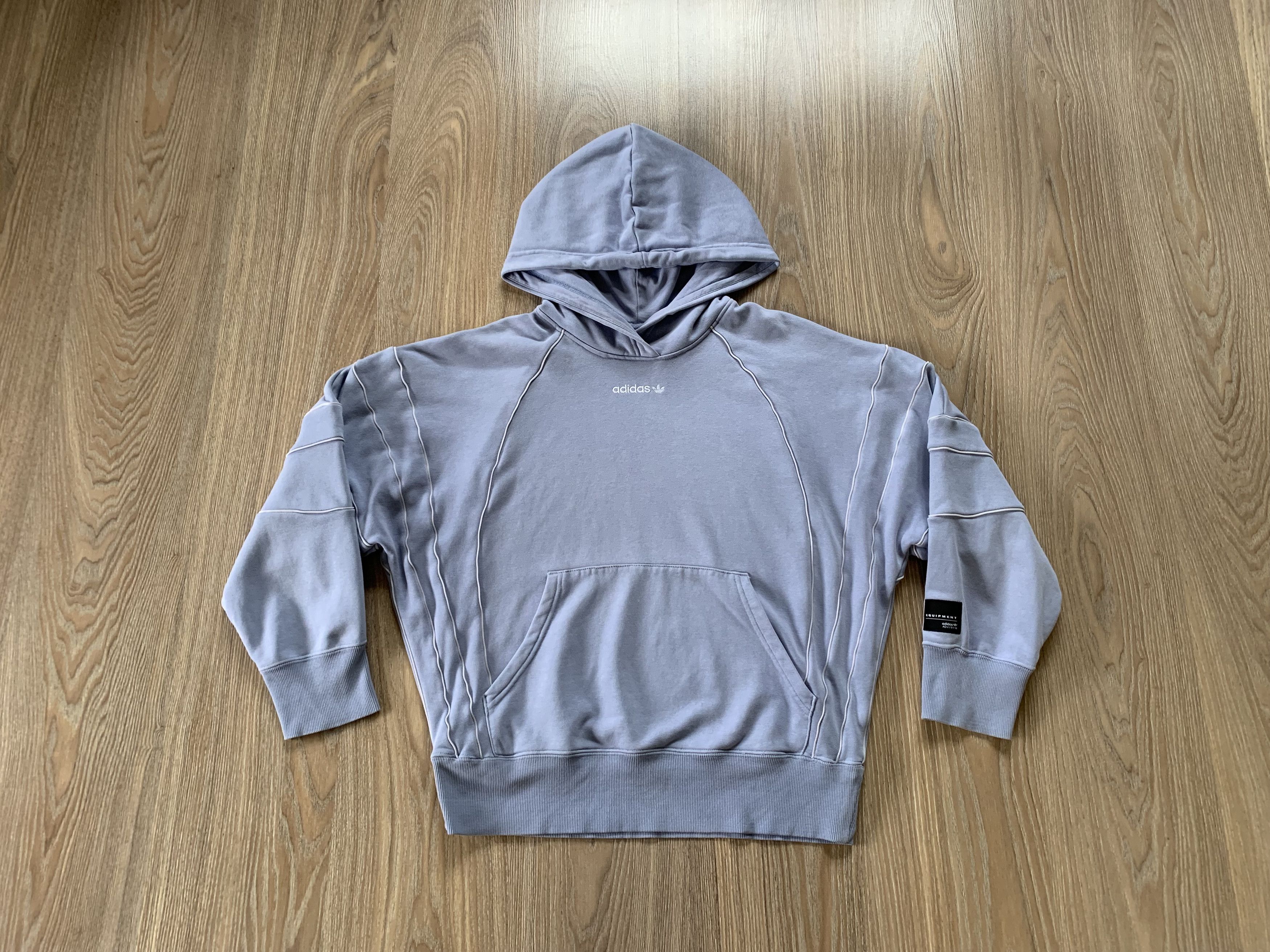 Adidas Adidas Equipment Womens Centr Logo Hoodie EQT DH3038 Size L / US 10 / IT 46 - 9 Thumbnail
