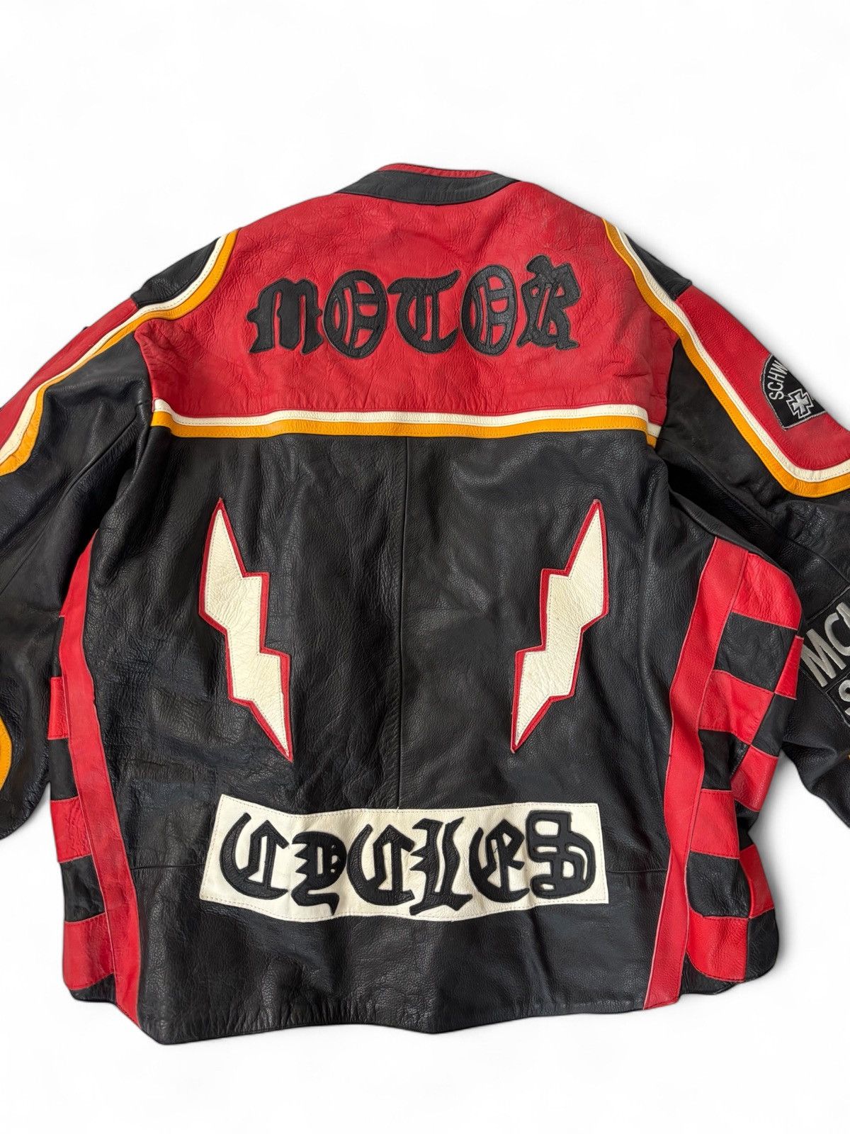 Vintage Vintage Motor Evolution Racing leather jacket Size US XXL / EU 58 / 5 - 5 Thumbnail