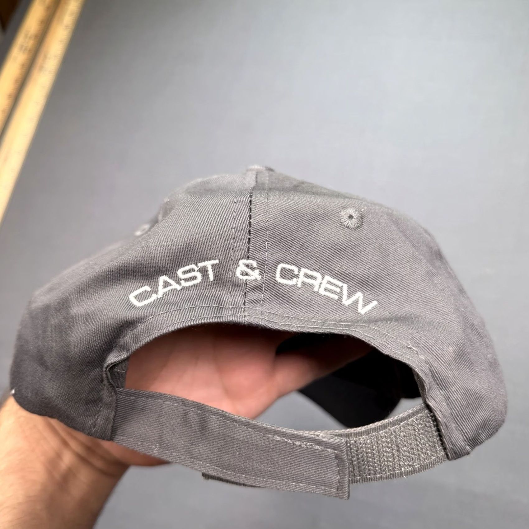 Vintage NCIS Hat Cap Strapback Grey Cast & Crew Embroidered CBS TV Show Season Nineteen Men's One Size Gray Baseball Cap Adjustable Hat Size ONE SIZE - 4 Thumbnail