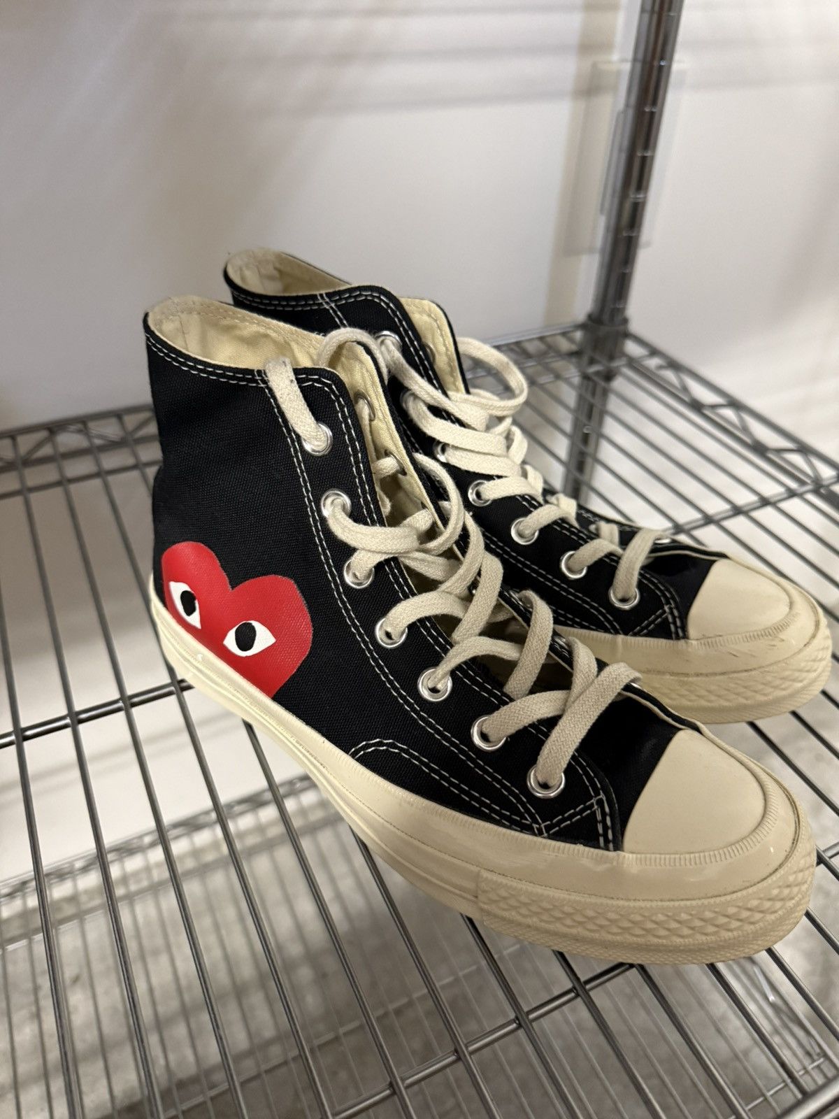 Comme des Garcons PLAY × Converse cdg red heart chuck taylor size 5 Size US 5 / IT 35 - 1 Thumbnail