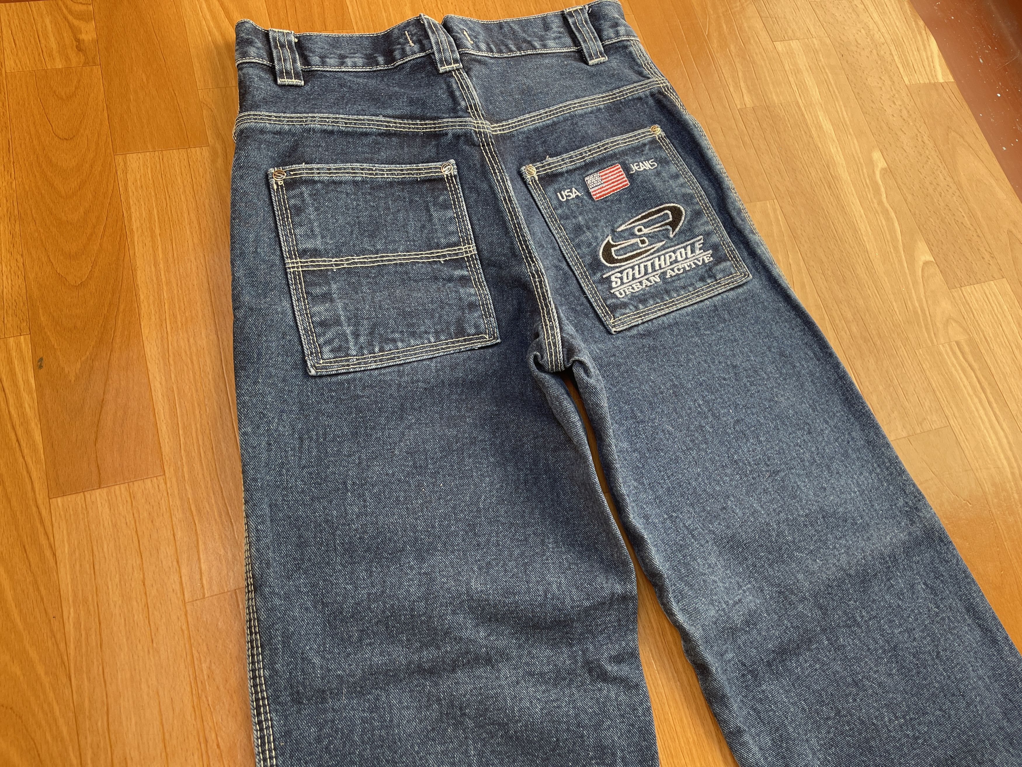 Southpole Southpole jeans, baggy vintage South Pole 90s hip hop Y2K 28 Size US 28 / EU 44 - 3 Thumbnail