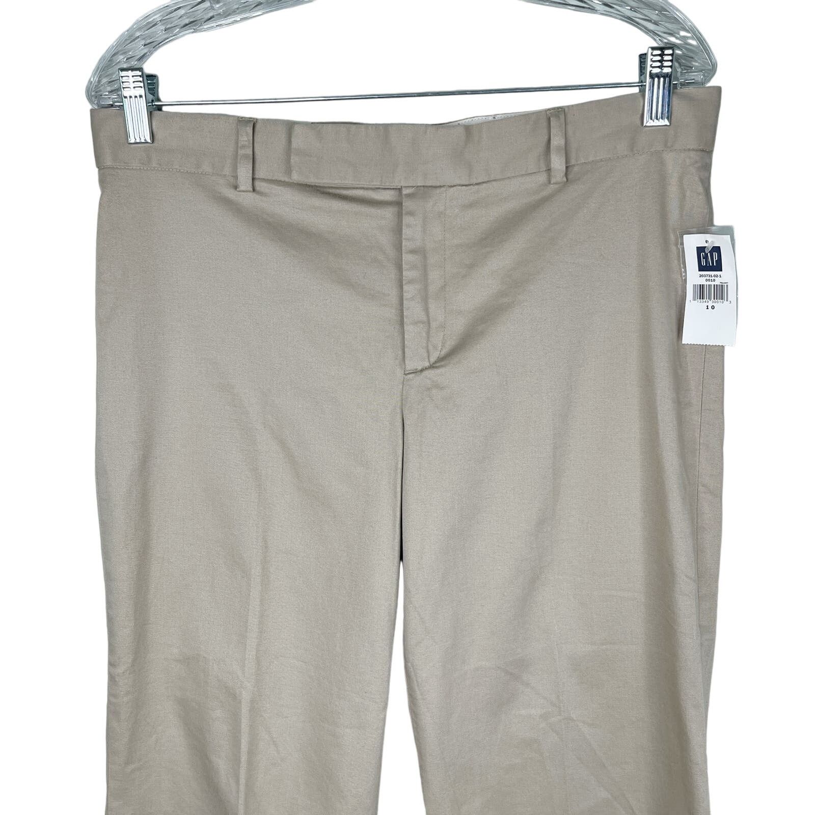 Gap Gap Capris Khaki 10 Modern Fit Cropped Cuffed Stretch New Size 32" / US 10 / IT 46 - 5 Thumbnail