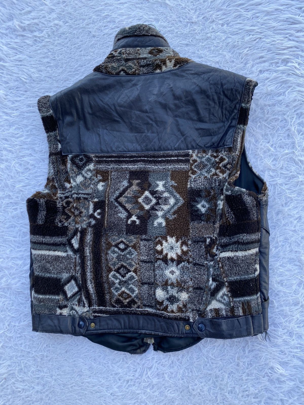 Vera Pelle Rare Vintage Vera Pelle Italian Designers Vest Leather Size US M / EU 48-50 / 2 - 12 Thumbnail