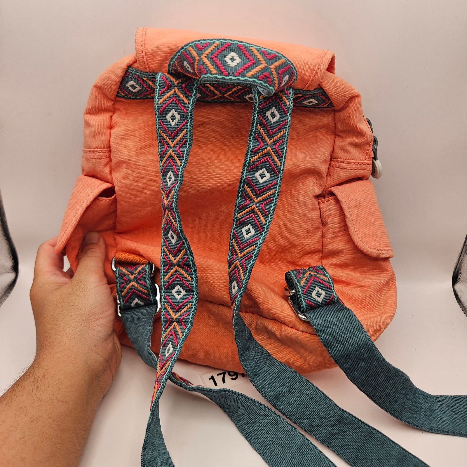 Other RARE KIPLING MINI BACKPACK PEACH W/ CHIMP ATTACHED GOOD Size ONE SIZE - 3 Thumbnail