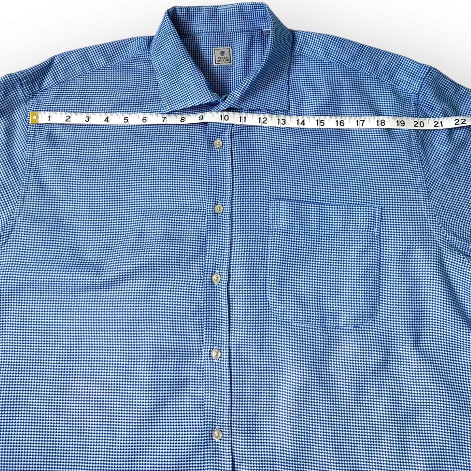 Peter Millar Peter Millar Button Down X Large Long Sleeve Collared Shirt Size US XL / EU 56 / 4 - 14 Thumbnail