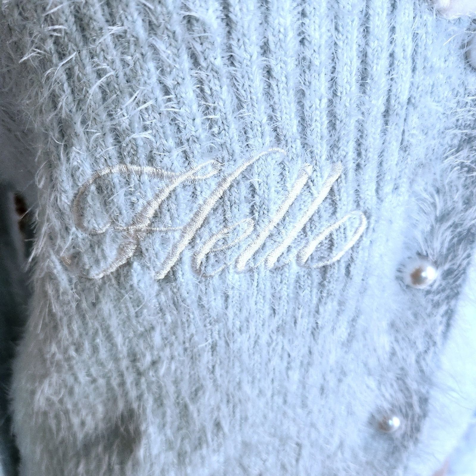 Forever 21 HELLO KITTY ☆ RIBBED KNIT CARDI w/ FUR COLLAR 4x ☆ NWT Size 4XL / US 24-26 - 4 Thumbnail