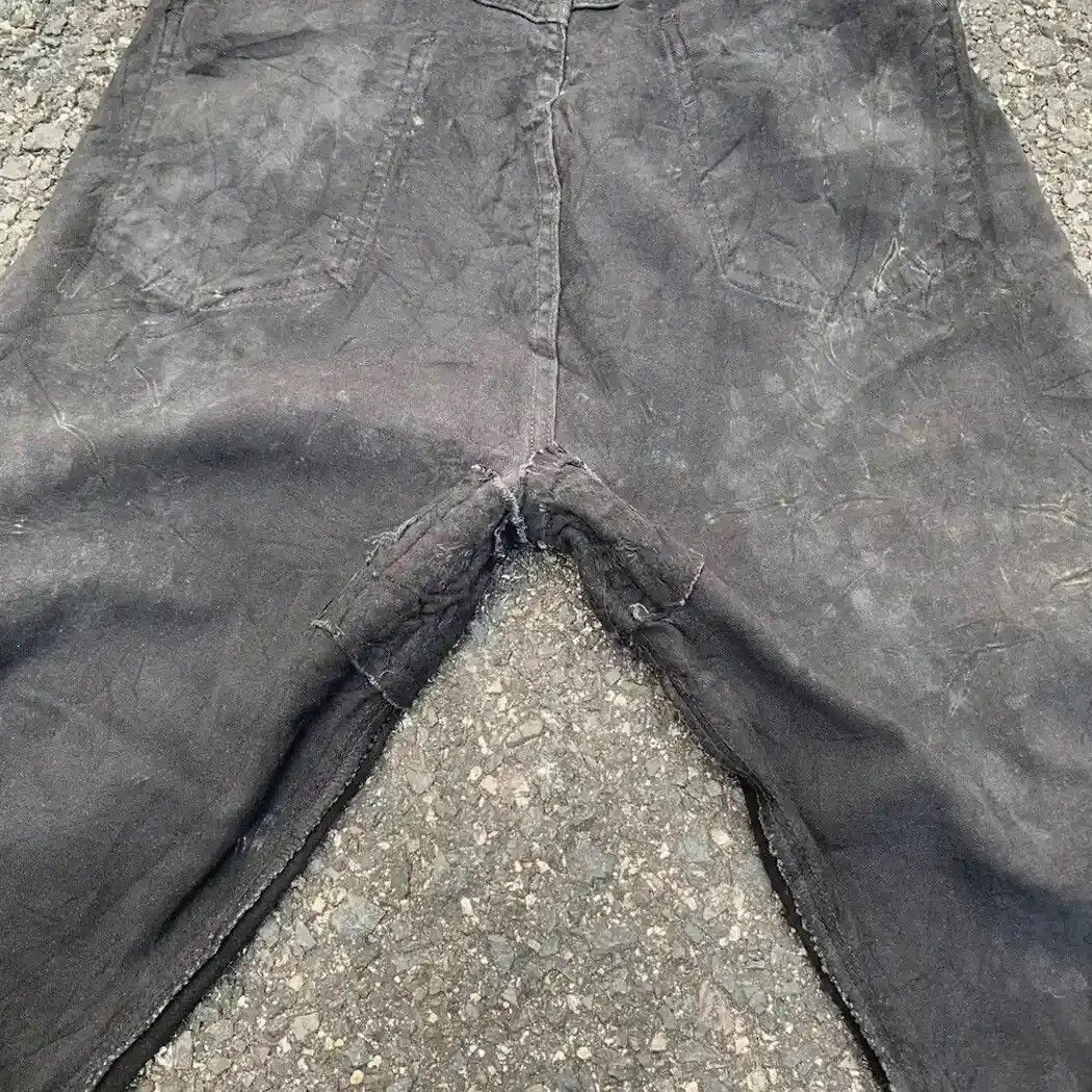 Alexander Wang × Designer × Vintage ALEXANDER WANG TROUSERS STRETCHABLE SPRING WAIST DIRTY FADED Size US 29 - 15 Thumbnail