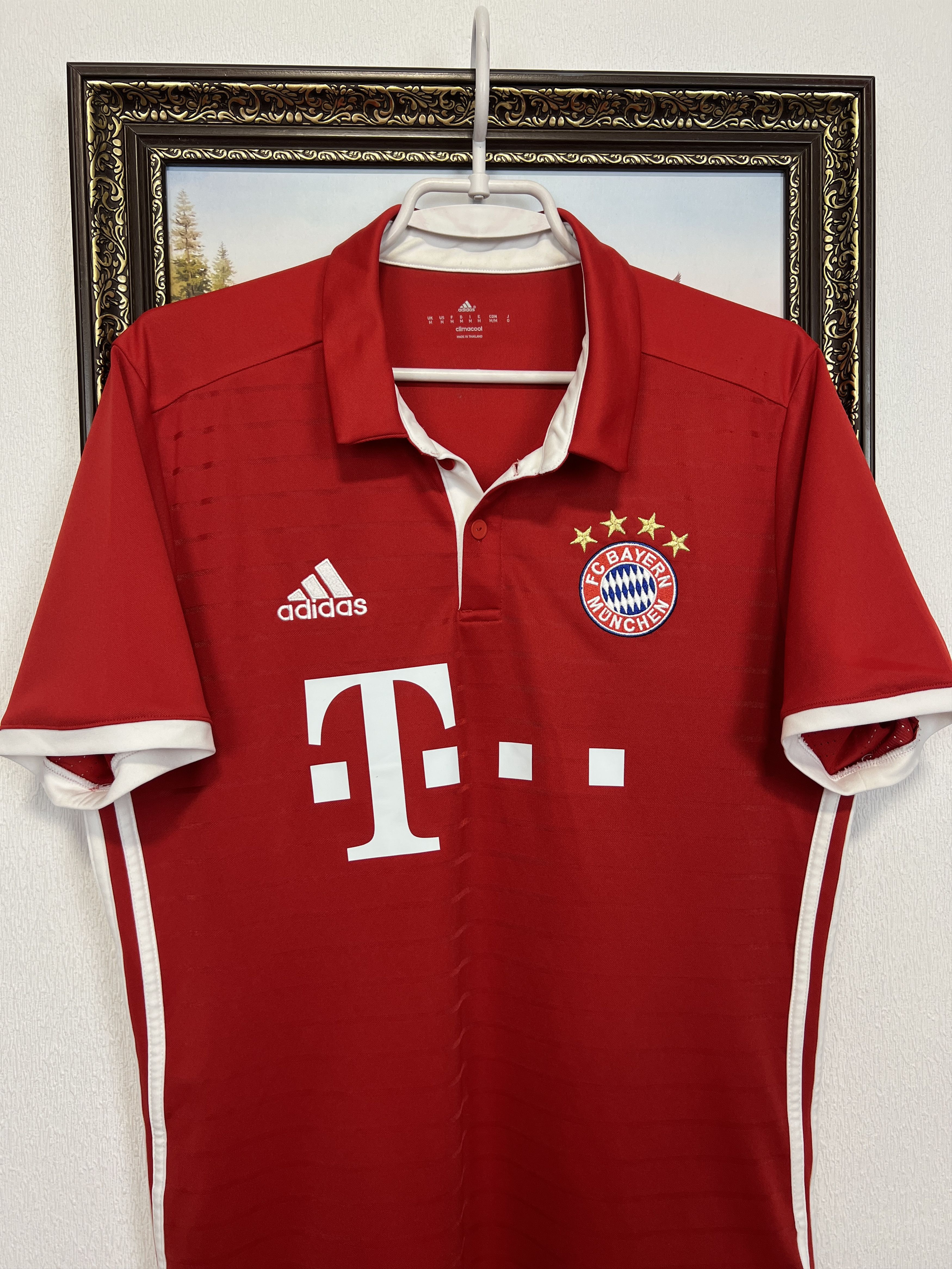 Adidas Bayern Munich Home football shirt Soccer #6 Thiago Jersey Size US M / EU 48-50 / 2 - 2 Thumbnail