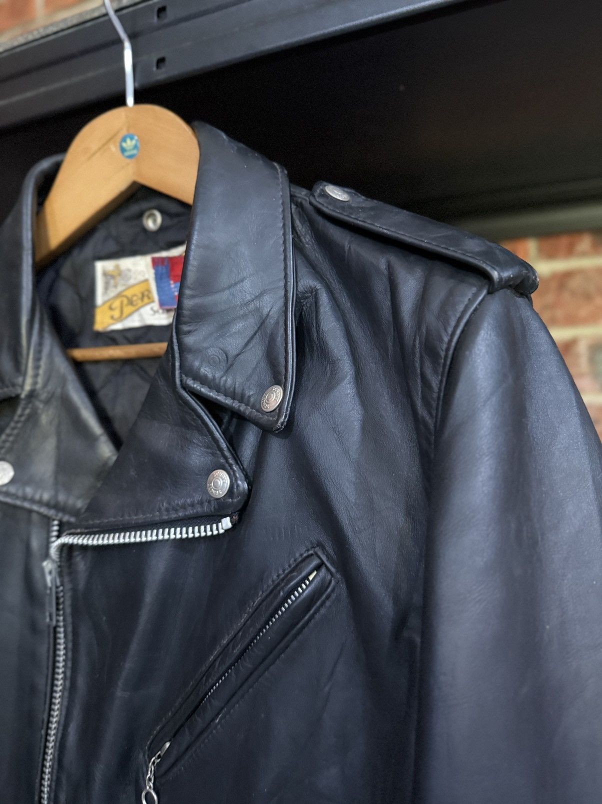 Schott Vintage Schott Perfecto Biker Punk Leather Jacket Size 40 Size US M / EU 48-50 / 2 - 5 Thumbnail