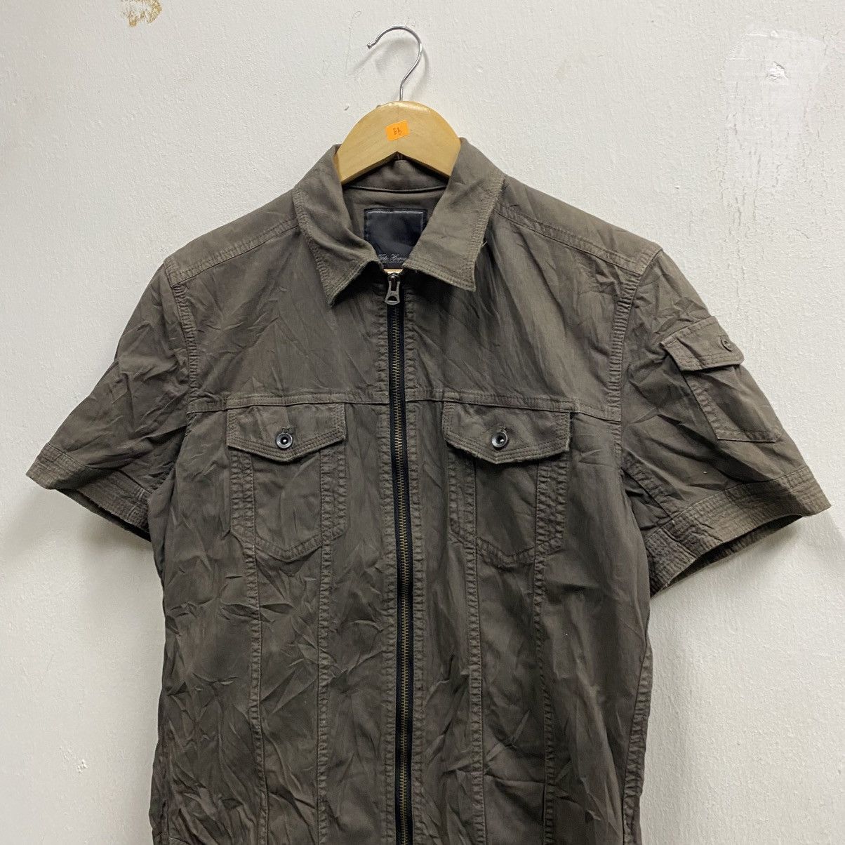 Tete Homme vintage Tete Homme zipper short sleeve shirt Size US S / EU 44-46 / 1 - 3 Thumbnail