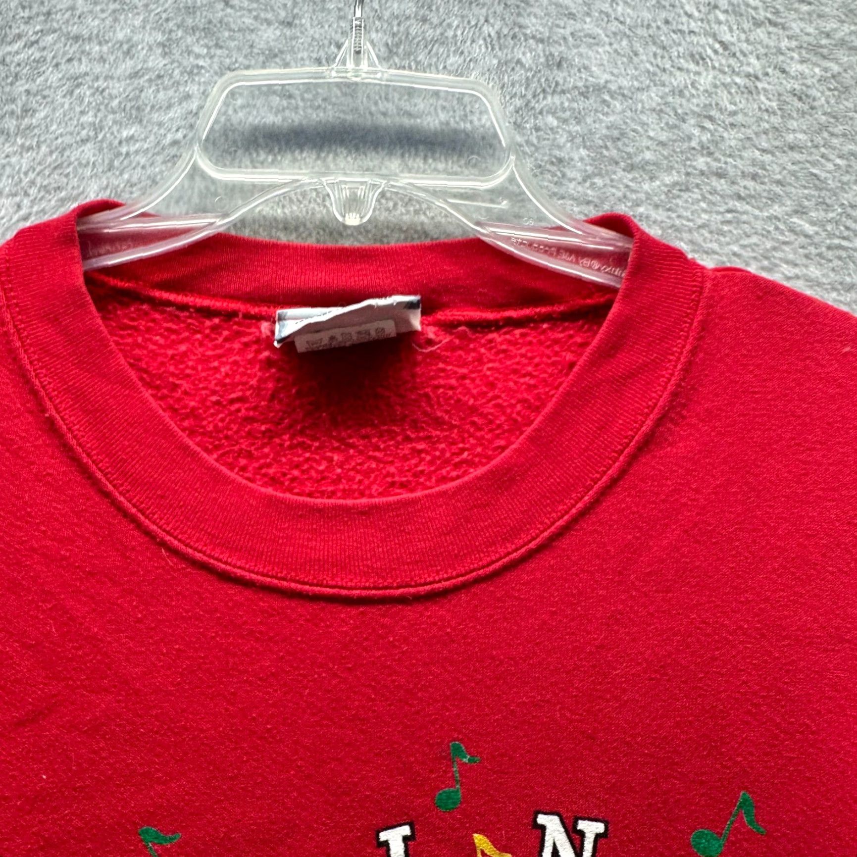 Lee VINTAGE Lee Sweatshirt Mens 2XL Red USA Salvation Army Jesus Lee Sweatshirt Crew Neck Long Sleeve Fleece Cotton Polyester 90s Pullover All Seasons Size US XXL / EU 58 / 5 - 5 Thumbnail