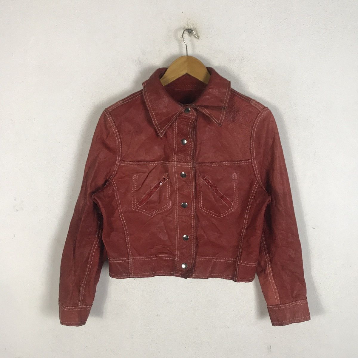 ジャケット・アウター RARE Vintage Reversible Leather Jacket M Vintage ジャケット・アウター Jacket Reversible M RARE Leather