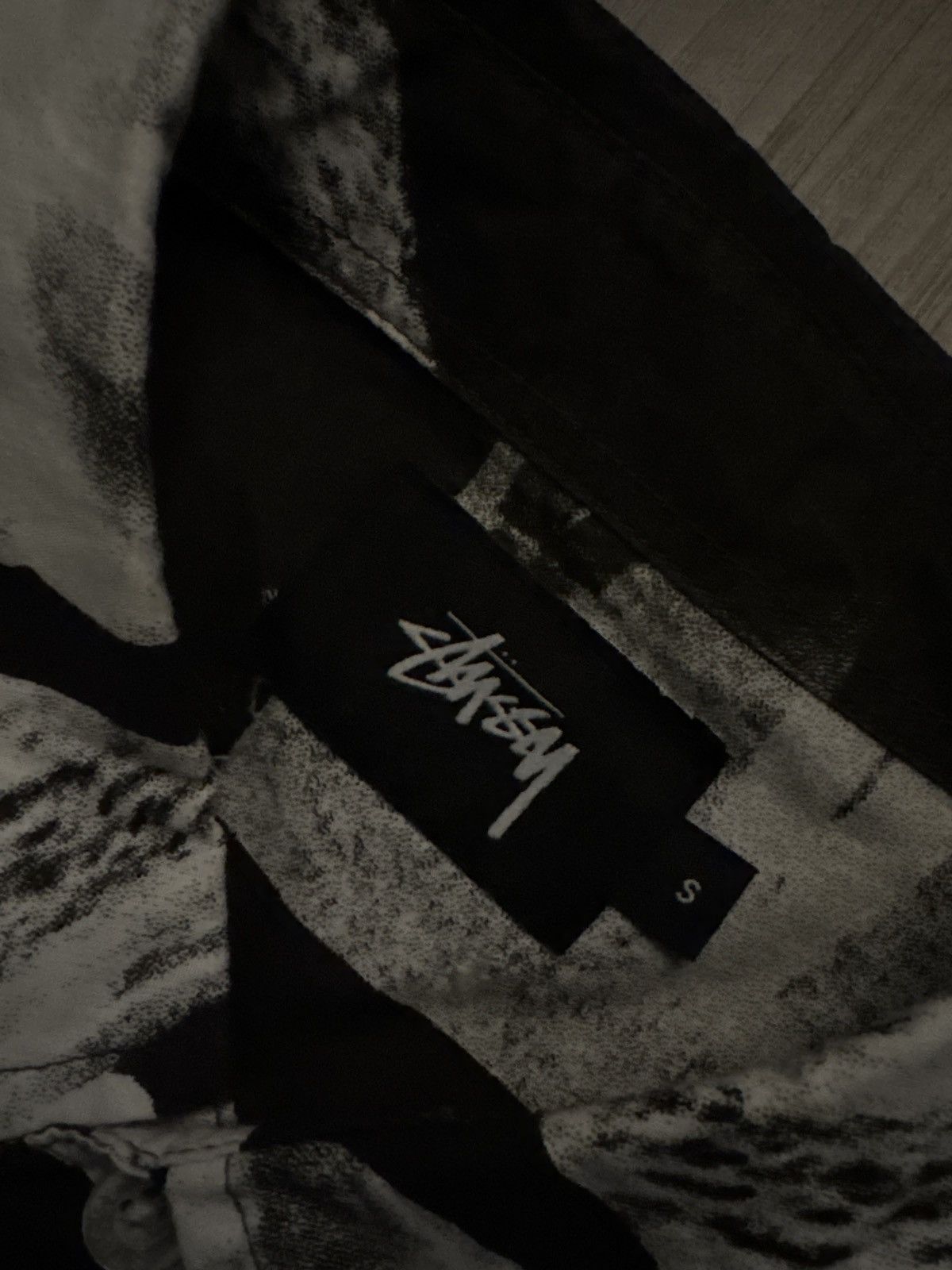Stussy Stussy - black and white surf shirt Size US S / EU 44-46 / 1 - 6 Thumbnail