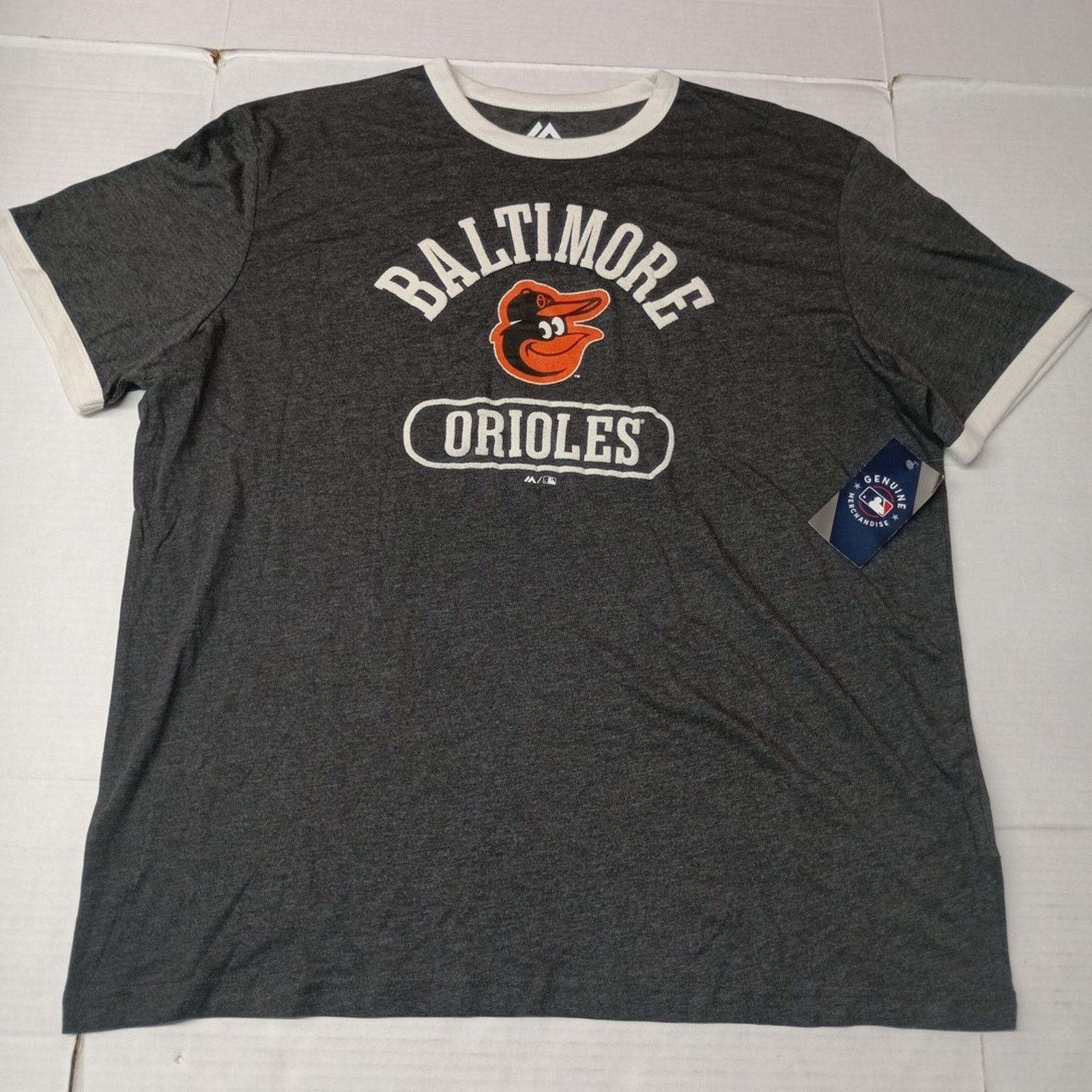 Majestic Majestic Baltimore Orioles T-Shirt Men's 2XL XXL Gray MLB Size US XXL / EU 58 / 5 - 1 Thumbnail