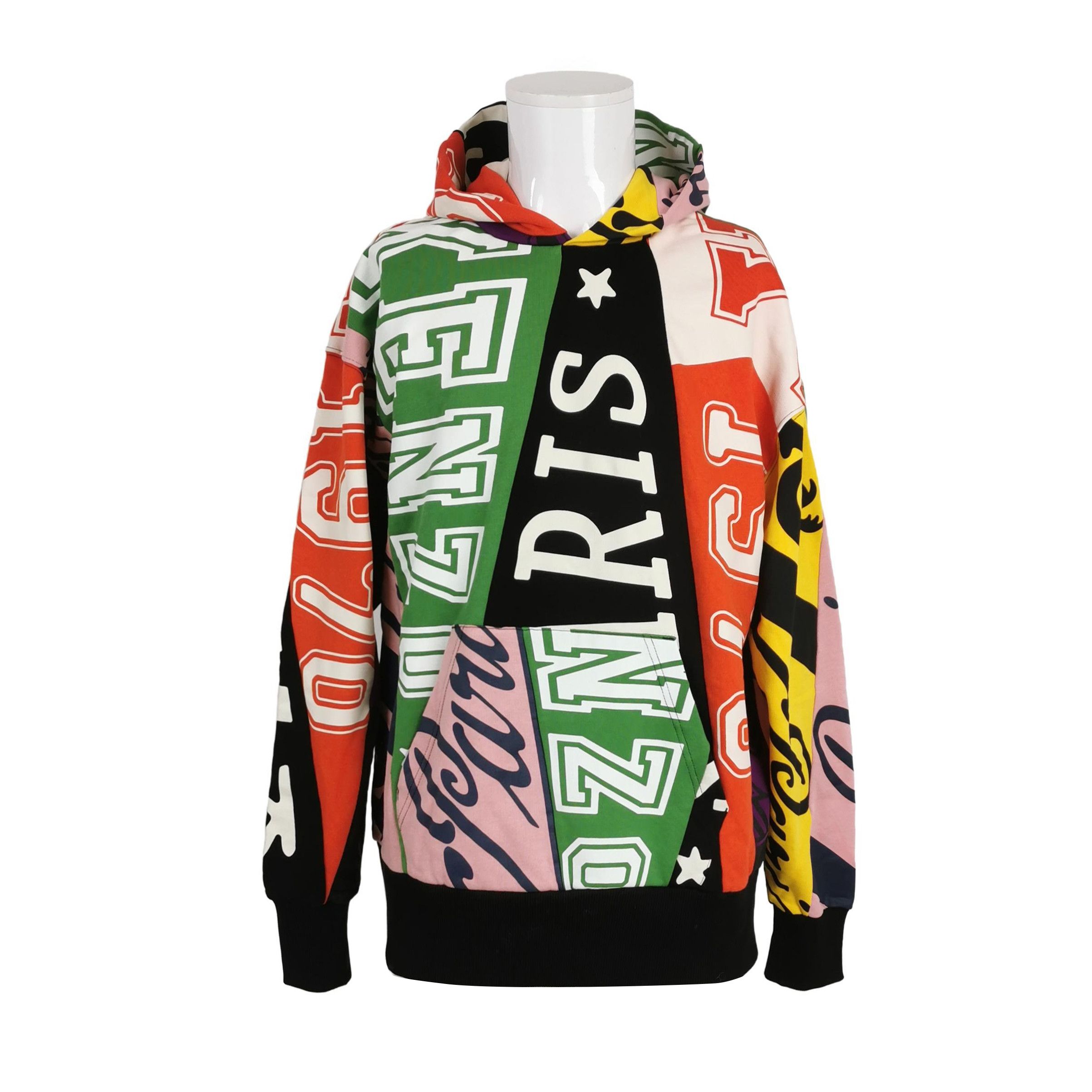 Kenzo Kenzo M Multicolor Cotton Hoodie Size US M / EU 48-50 / 2 - 1 Thumbnail