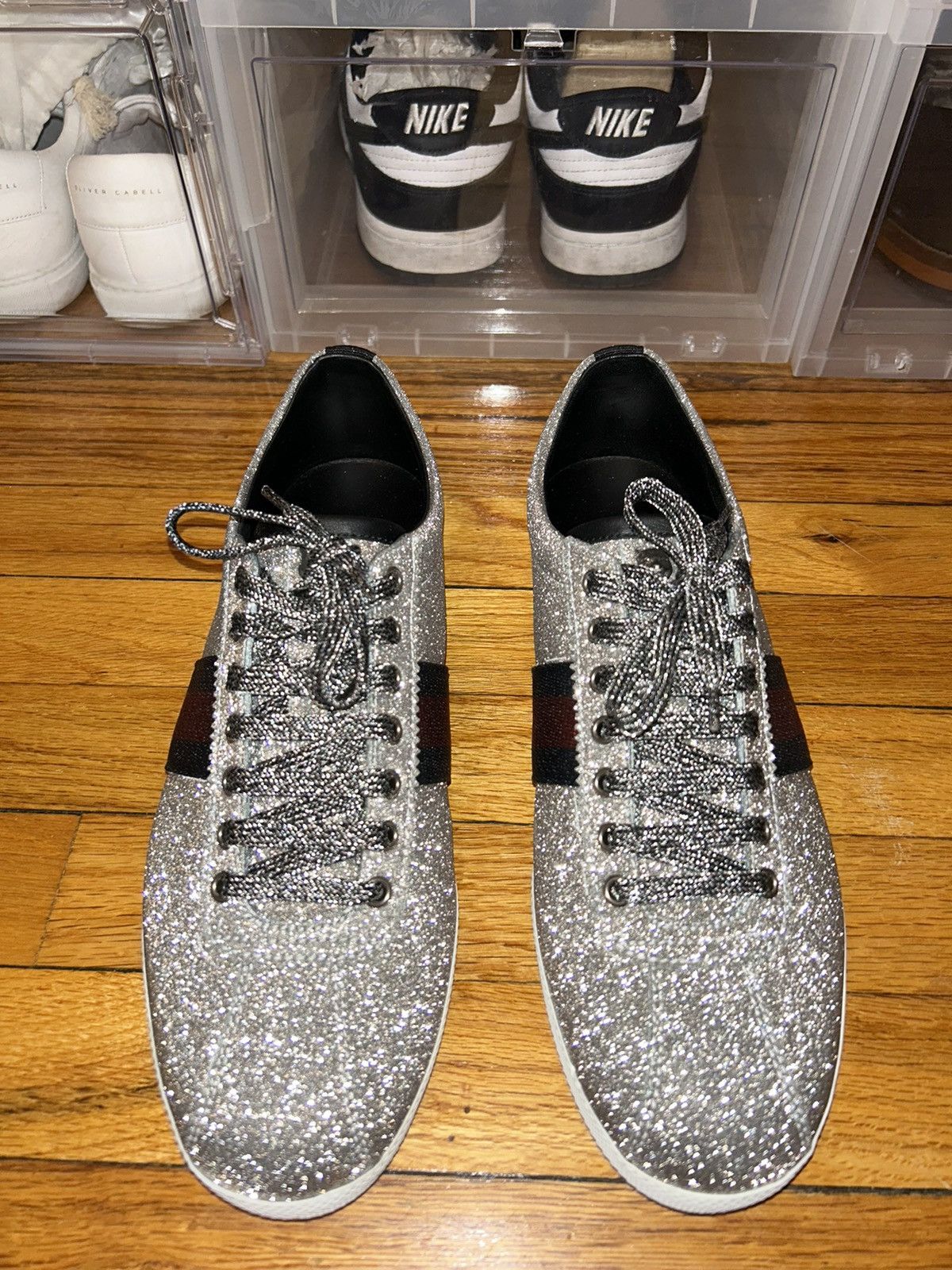 Gucci Gucci Bambi Web Sneakers Size 10 Size US 10 / EU 43 - 3 Thumbnail