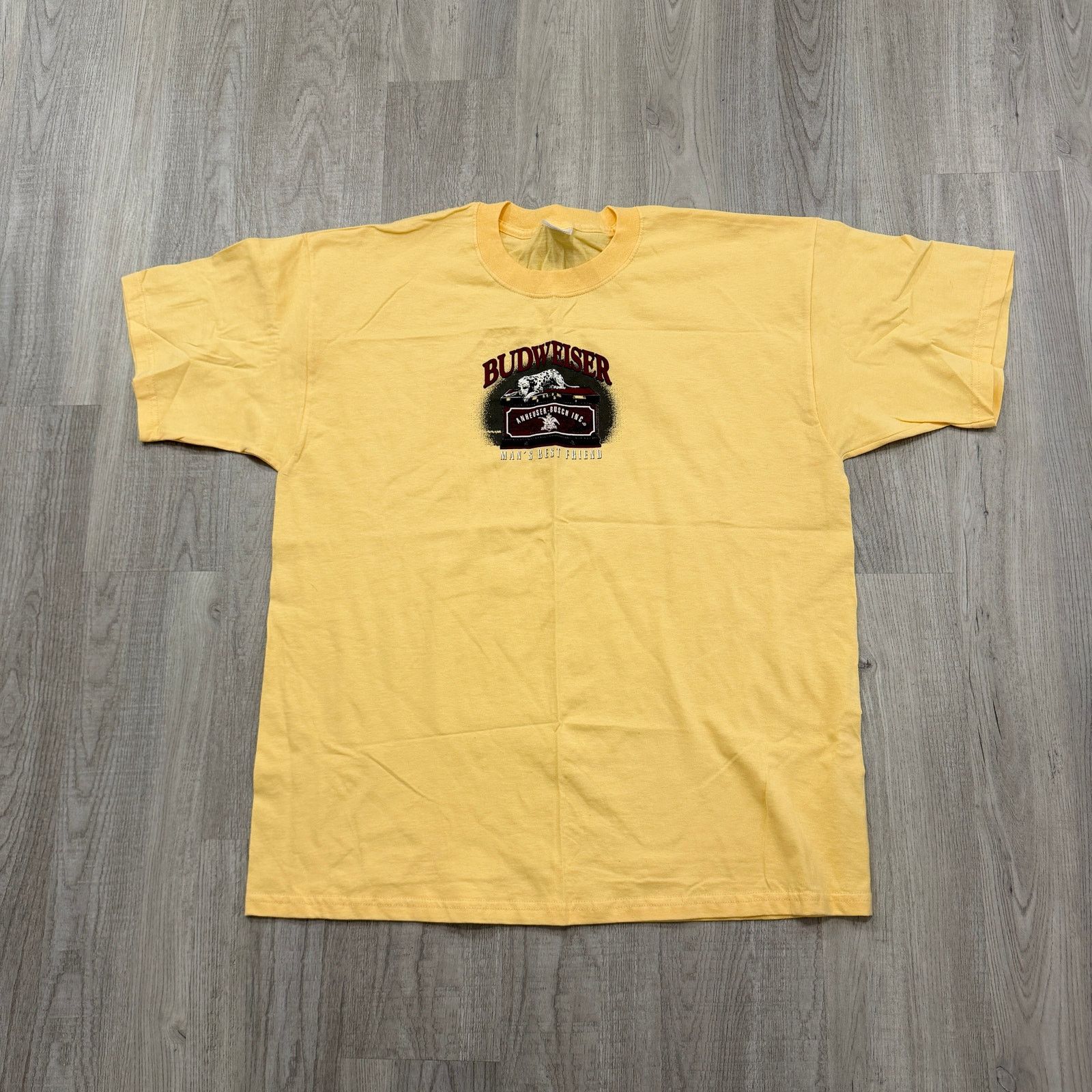 Vintage Vintage Budweiser Mans Best Friend Shirt Men's Extra Large Size US XL / EU 56 / 4 - 1 Thumbnail