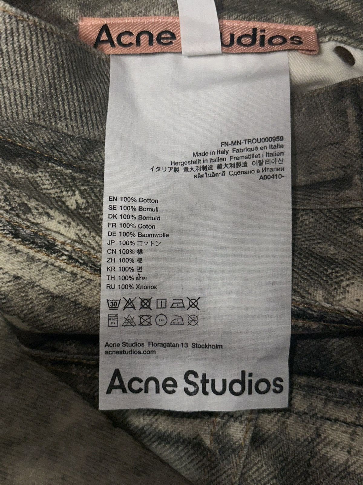 Acne Studios Acne Studios 1981M Cold Grey Size US 34 / EU 50 - 8 Thumbnail