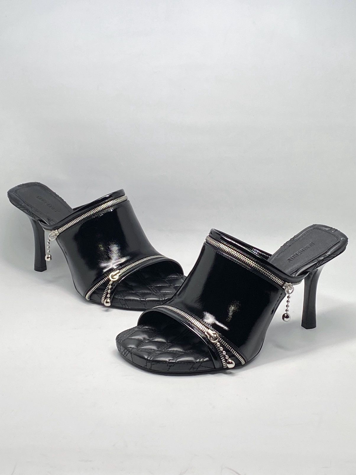 Burberry Burberry Peep High Heel Slide Sandals size 39 Size US 9 / IT 39 - 4 Thumbnail
