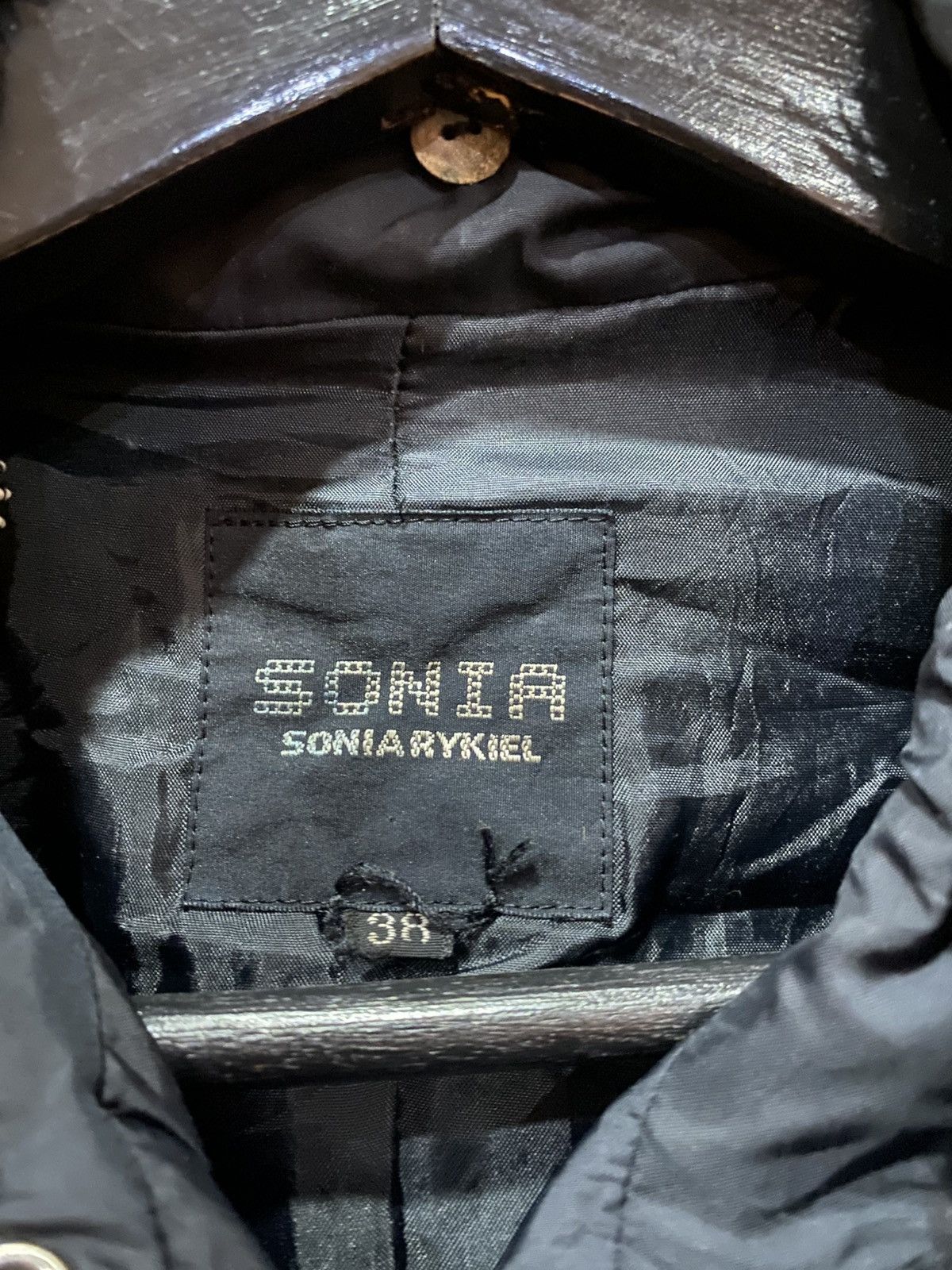 Sonia Rykiel Sonia Rykiel Black Fur-Collar Coat - Vintage Parisian Chic Size XS / US 0-2 / IT 36-38 - 4 Thumbnail