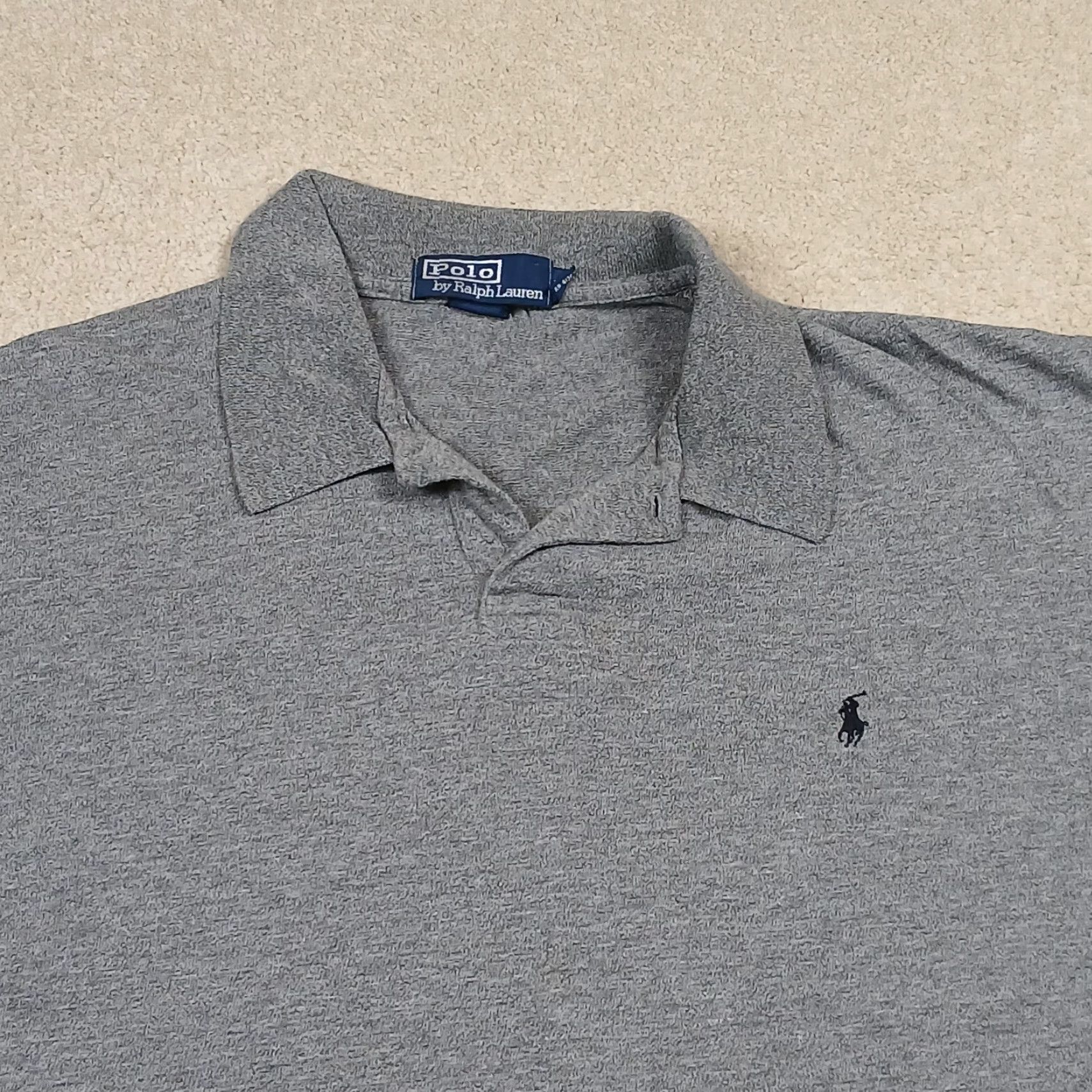 Polo Ralph Lauren Polo Ralph Lauren Long Sleeve Polo Shirt Mens XL Extra Large Johnny Collar Shirt Size US XL / EU 56 / 4 - 2 Thumbnail